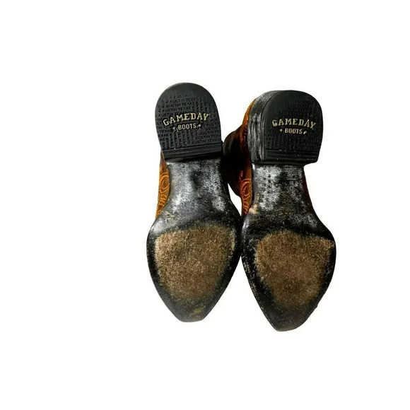 Gameday university of Tennessee vols brown distressed cowgirls boots for women - Picture 10 of 12